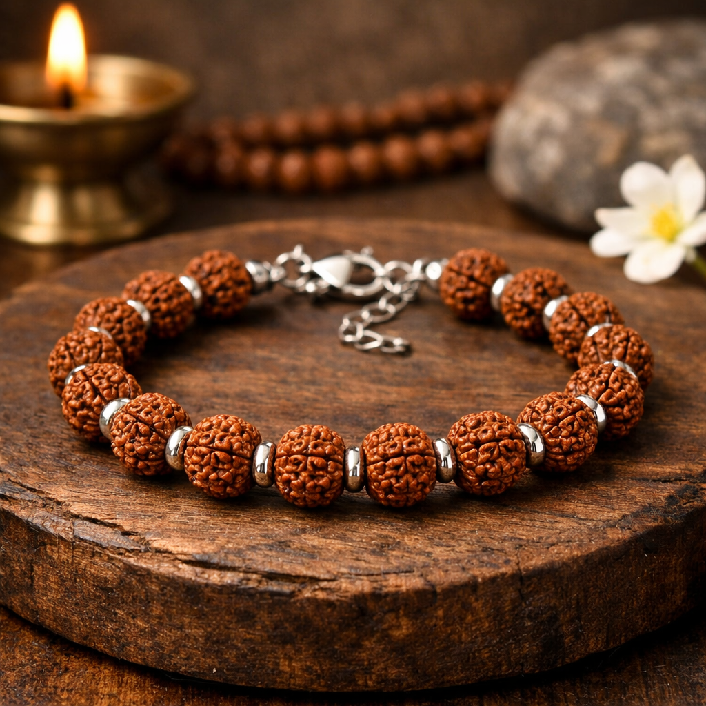 5 Mukhi Rudraksha Bracelet