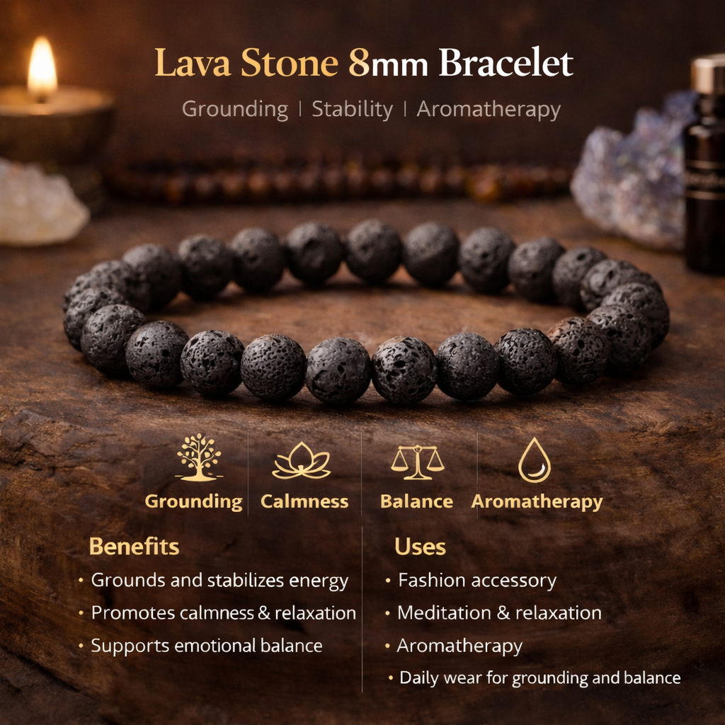 Lava Stone Healing Bracelet